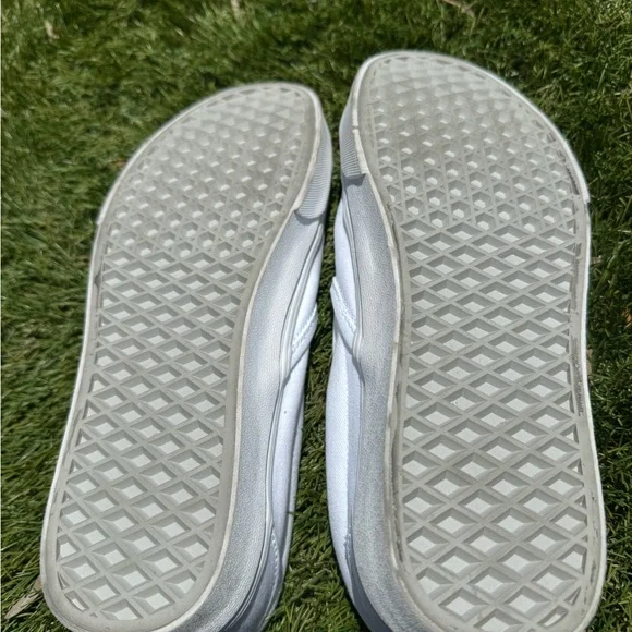 Vans Classic White Canvas Slip-Ons - Picture 5 of 6